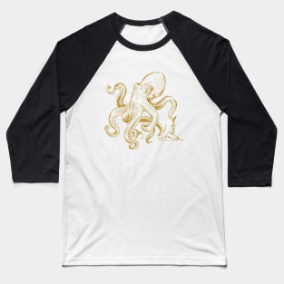 Golden Octosword Baseball T-Shirt